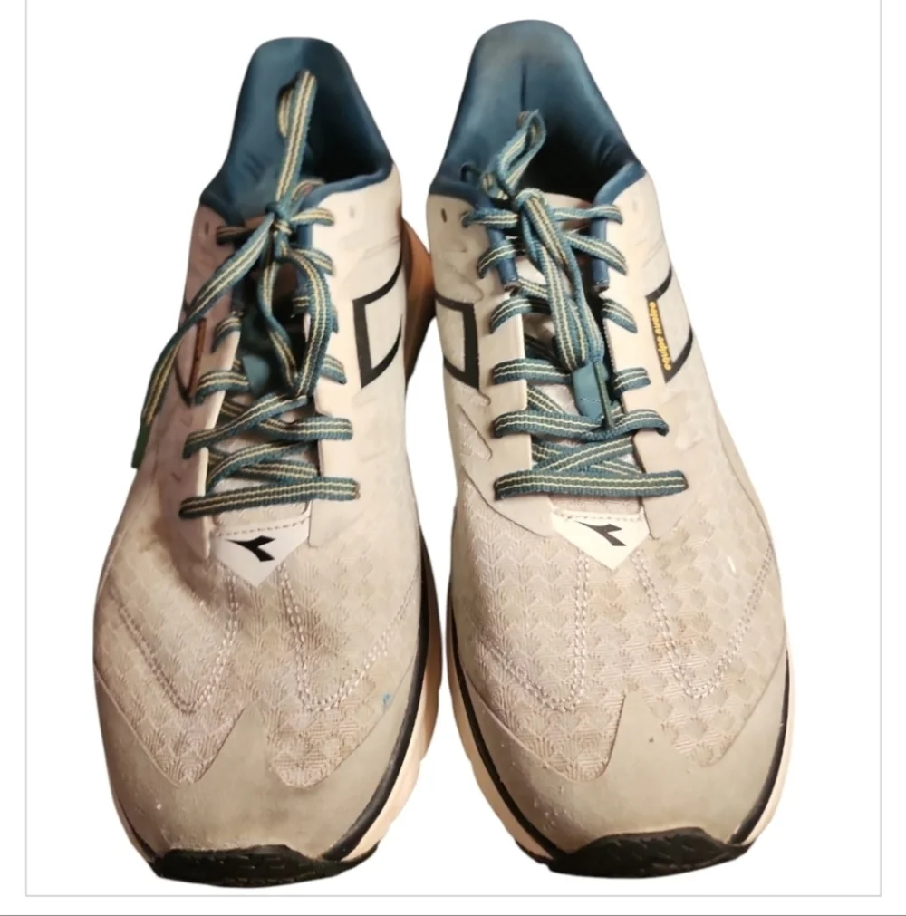 Diadora Equipe Nucleo Men Running Shoes Gray Mediterranean 10.5 Athletic Sneaker - Picture 8 of 12